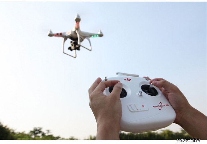 大疆DJI Phantom2小精灵2代四轴多旋翼航拍器+H3-2D云台