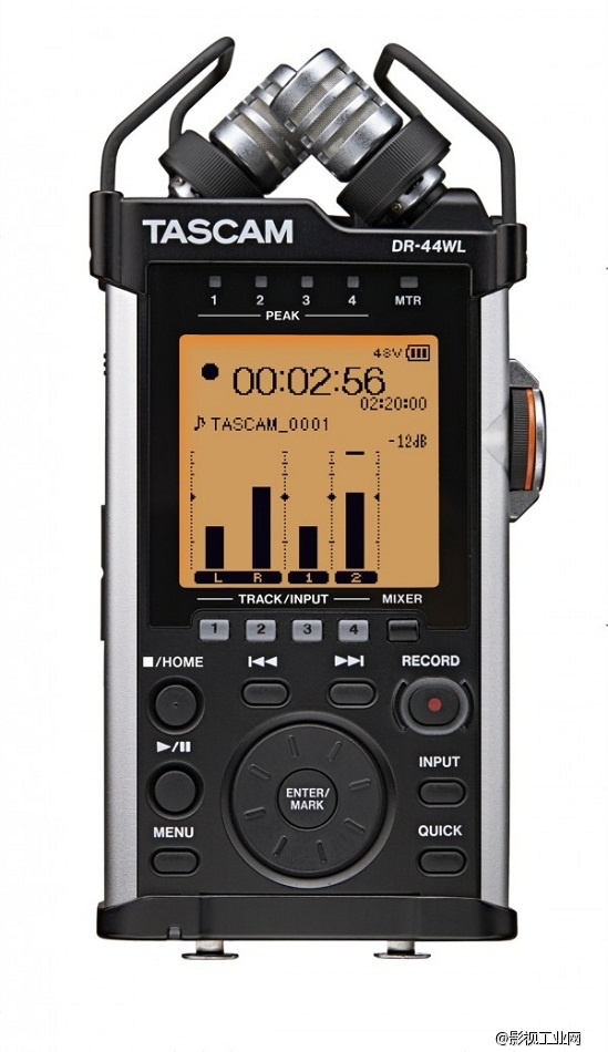 TASCAM DR-44WL内置无线网络无线传输文件录音机