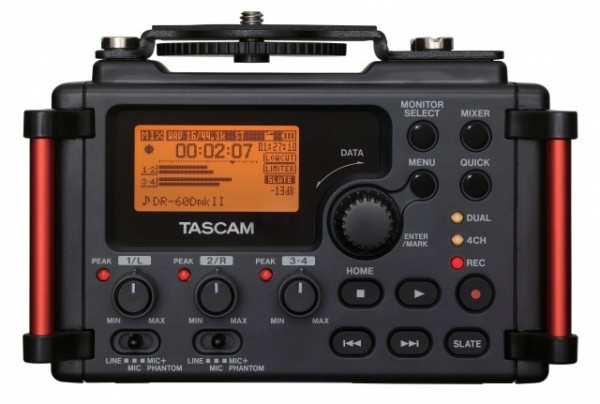 【新品上市】单反拍片同期声完美解决方案 TASCAM DR-60DmkII 第二代单反专用录音机