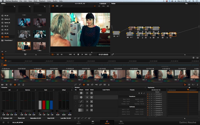 用DaVinci Resolve 11调色