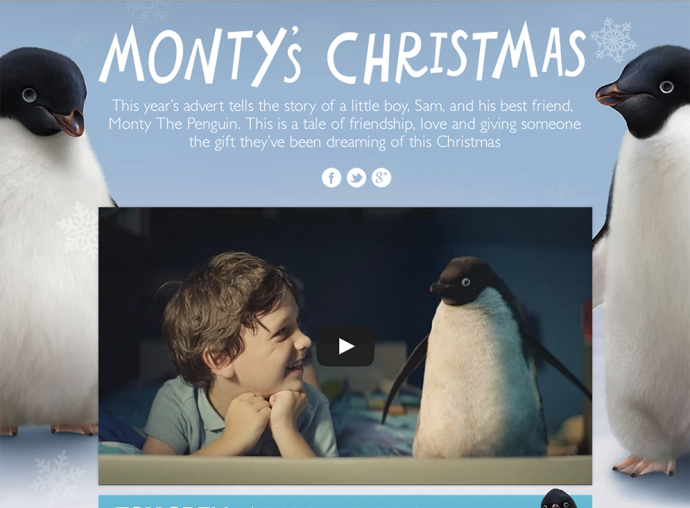 John Lewis 2014圣诞节电视广告，可能是今年圣诞节最令人感动的广告短片