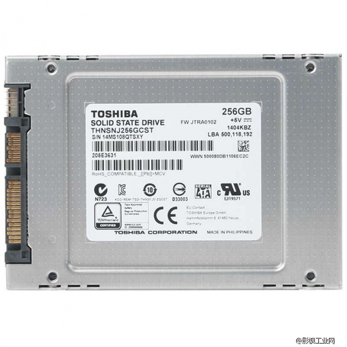 东芝(TOSHIBA) Q系列 256G 2.5英寸 SATA3 SSD固态硬盘