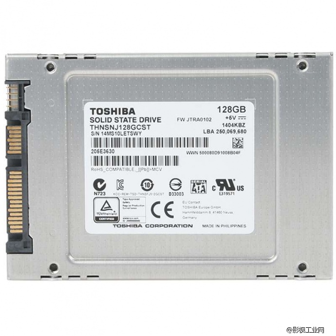 东芝(TOSHIBA) Q系列 128G 2.5英寸 SATA3 SSD固态硬盘