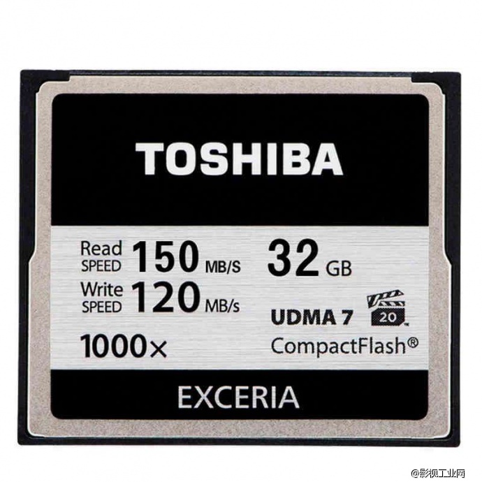 东芝(TOSHIBA) CF存储卡 32G 极至瞬速 读150M写120M 1000倍速