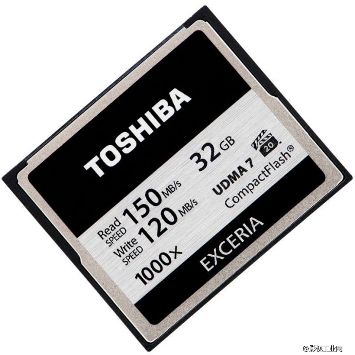 东芝(TOSHIBA) CF存储卡 32G 极至瞬速 读150M写120M 1000倍速