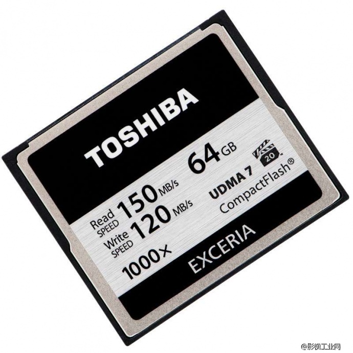 东芝(TOSHIBA) CF存储卡 64G 极至瞬速 读150M写120M 1000倍速