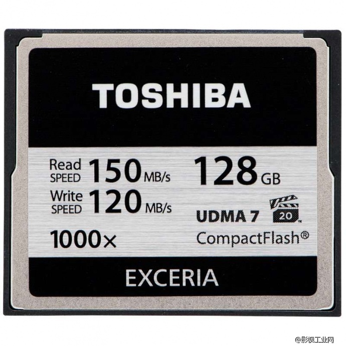 东芝(TOSHIBA) CF存储卡128G 极至瞬速 读150M写120M 1000倍速