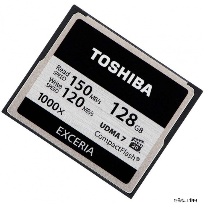 东芝(TOSHIBA) CF存储卡128G 极至瞬速 读150M写120M 1000倍速