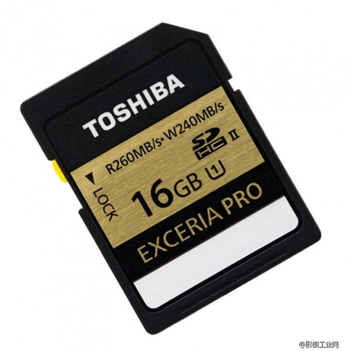 东芝（TOSHIBA） EXCERIA Pro SDHC存储卡 16G 极至超速 UHS/Class10 读260M写240M