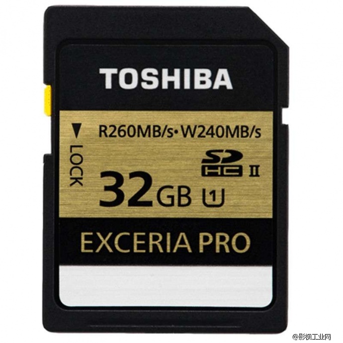 东芝（TOSHIBA） EXCERIA Pro SDHC存储卡 32G 极至超速 UHS/Class10 读260M写240M