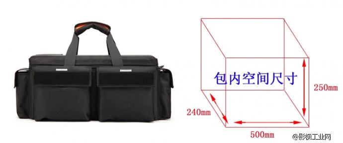 赛腾（statin） HDV5024 专业摄像机包 大口径镜头车载包（黑色）