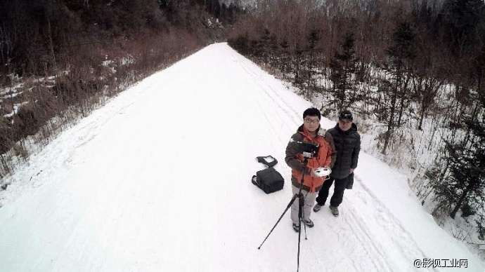 冰天雪地中航拍中国雪乡-蒲公鹰航拍工作室