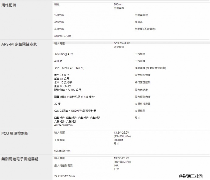 楔石客订：GH4航拍神器——亚拓ALIGN M480L四轴飞行器豪华套组(含云台）