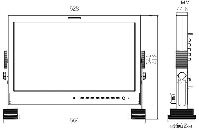 瑞鸽 桌面型TL-B2150HD 高清宽色域IPS屏专业广播级监视器