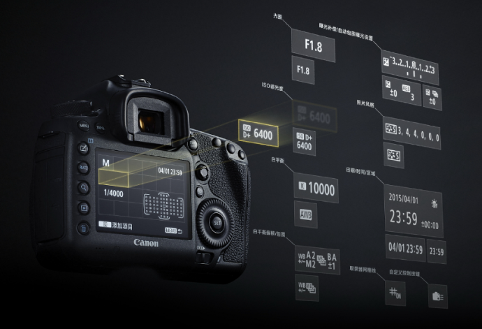 佳能推出约5060万有效像素全画幅数码单反相机EOS 5DS 及EOS 5DS R