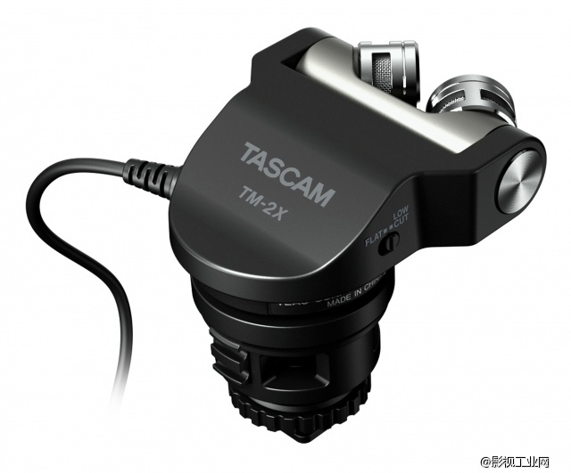 Tascam TM-2X 高音质立体声音频单反麦克风