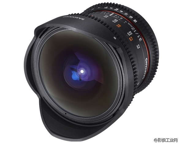 韩国Samyang 三阳 12mm T3.1 VDSLR　ED AS NCS FISH-EYE全画幅鱼眼电影镜头