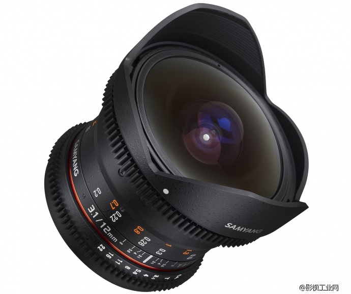 韩国Samyang 三阳 12mm T3.1 VDSLR　ED AS NCS FISH-EYE全画幅鱼眼电影镜头