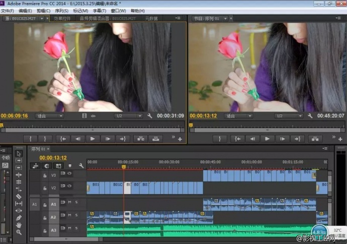 调色，索尼HD1000c+PR cc 2014,入门小高清也可以升升级，