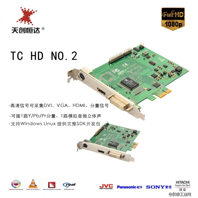 TC-HD NO.2 SDK 高清软压缩采集卡