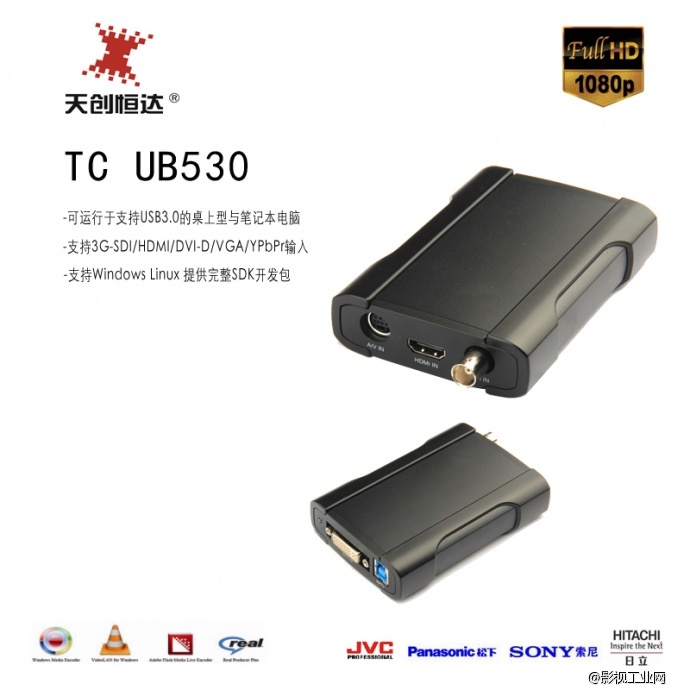 天创恒达TC-UB530 SDK 外置USB采集卡