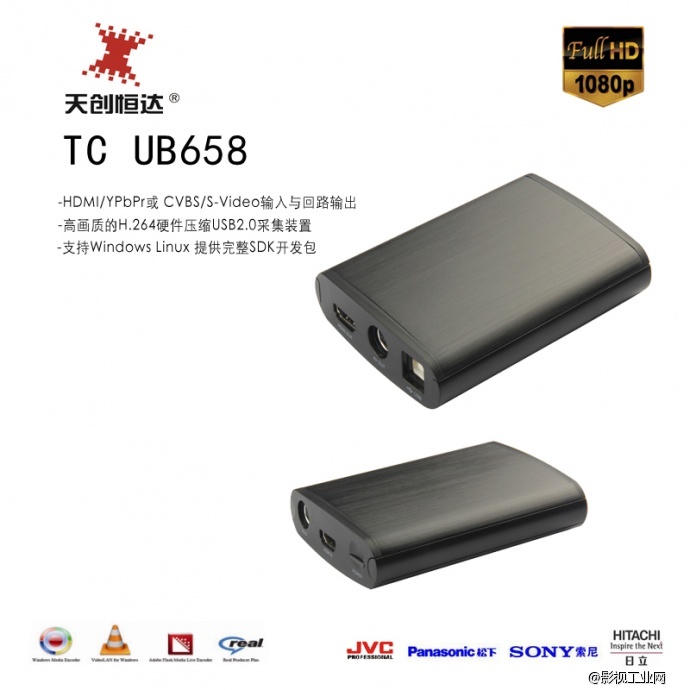 天创恒达TC-UB658 SDK 外置USB采集卡