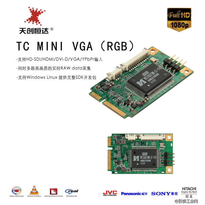 天创恒达TC-MINI HDMI/VGA(RGB) 高清采集卡