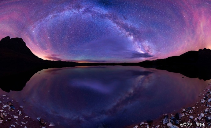 狮子座传媒对话,摄影师镜头里的夜空,绚丽如万花筒