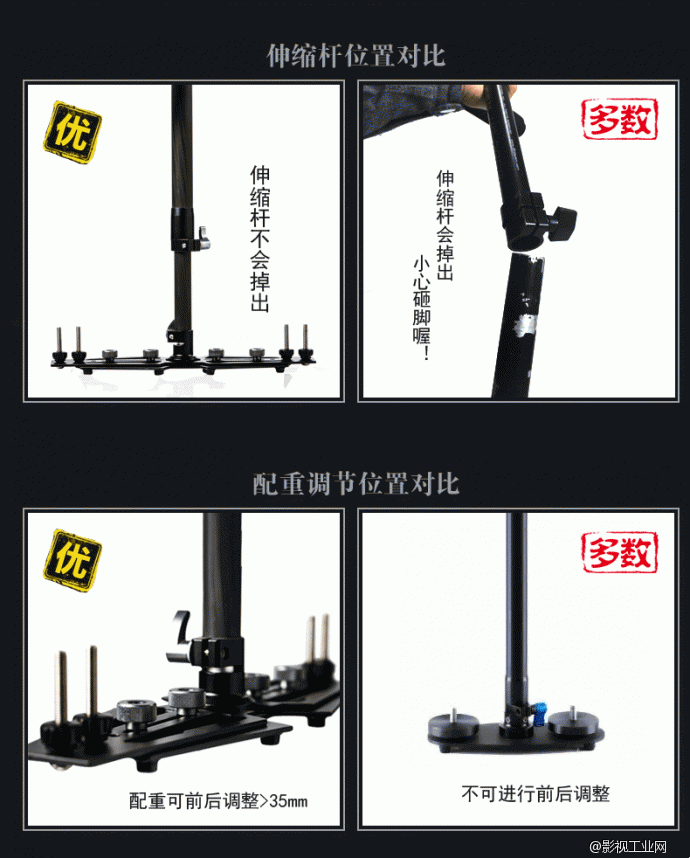 双减震臂斯坦尼康 铁三角全套（手持稳定器+双臂+背心）