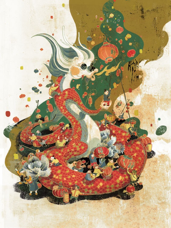 【开开脑洞儿】看看港裔美籍女插画师Victo Ngai脑子里的“传统”世界。