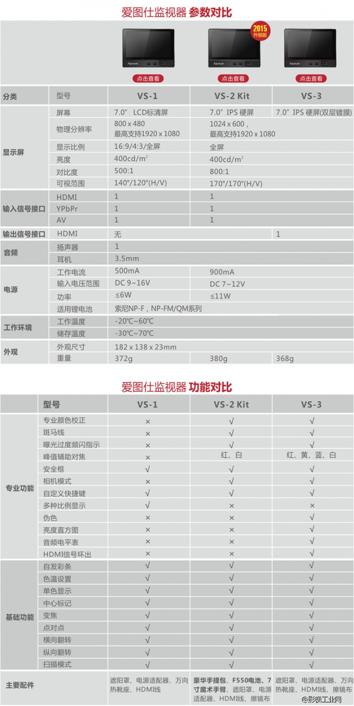 爱图仕VS-2套装