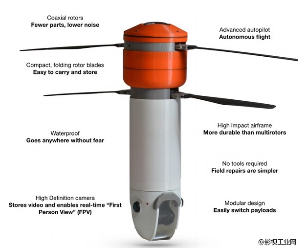 超便携航拍机 Sprite Drone 即日起飞