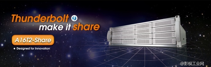 Accusys ExaSAN-A16T2-Share 64TB 4口雷电2.0共享存储系统