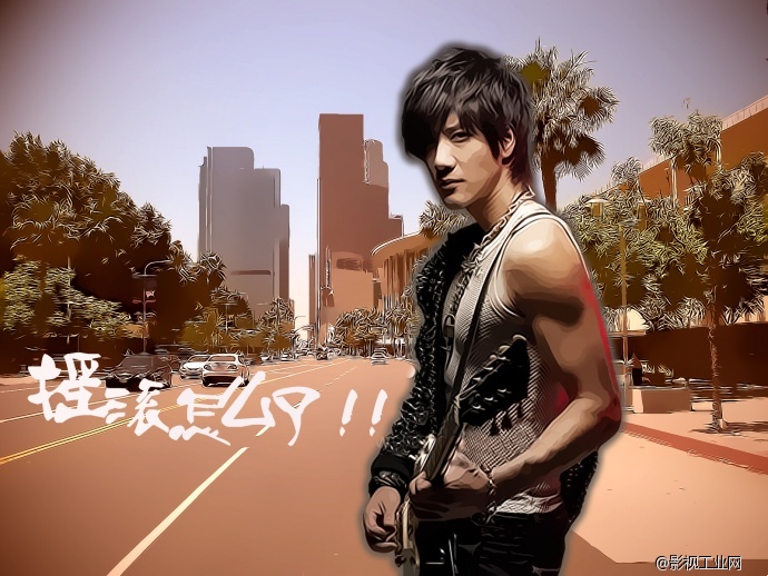 PS改GT5风格海报