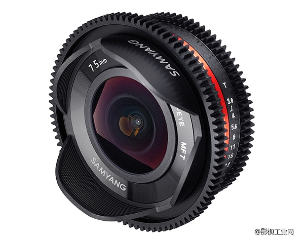 Samyang 7.5mm T3.8 Fisheye VDSLR Cine lens