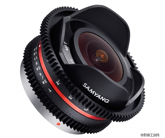 Samyang 7.5mm T3.8 Fisheye VDSLR Cine lens