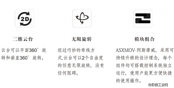 ASXMOV-G4S2 多轴组合数控摄像轨道