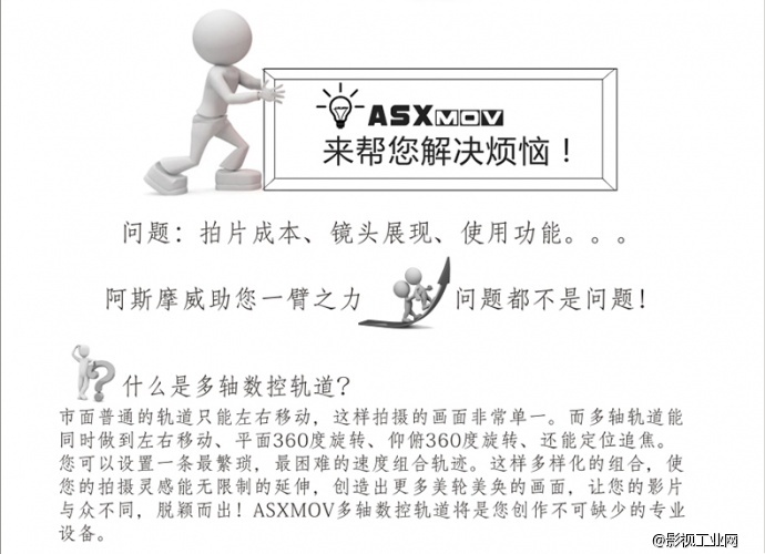 ASXMOV-G4无线 多轴组合数控摄像轨道