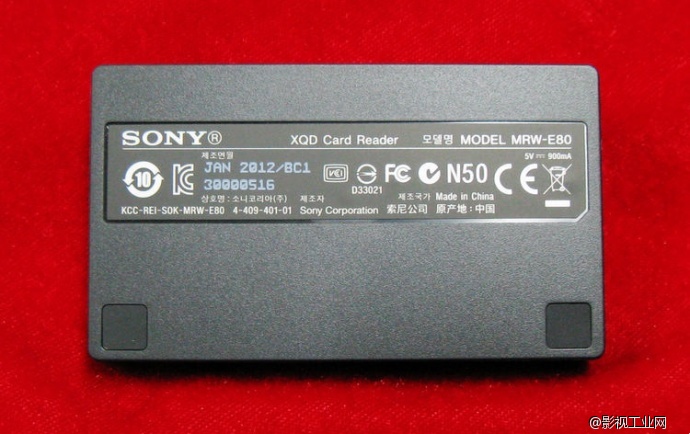 索尼（SONY） MRW-E80 XQD卡专用读卡器 兼容USB3.0/2.0