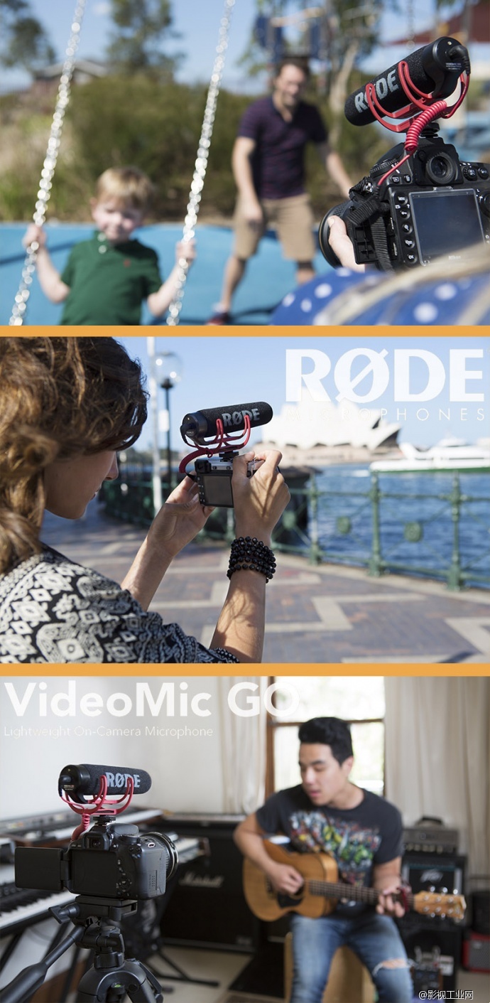 罗德RODE VideoMic GO 轻型摄像机外接话筒