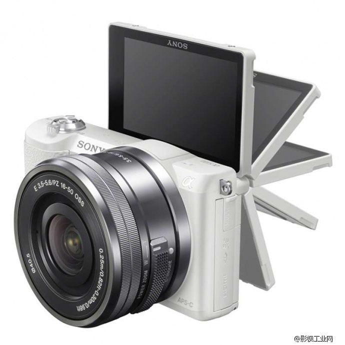 索尼（SONY） ILCE-5100Y 微单相机双镜头(16-50mm+55-210mm)套装（白色）