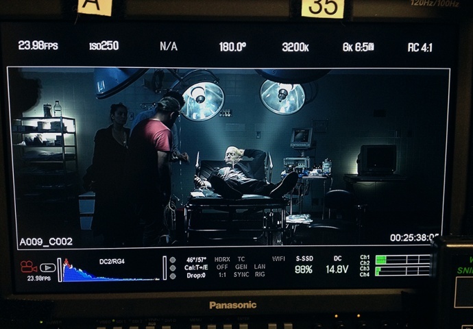 RED 8K WEAPON ON SET