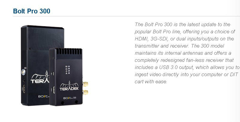 美国Teradek Bolt Pro 专业无线讯号发射系统