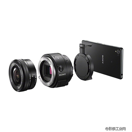 索尼（SONY）ILCE-QX1L数码相机套装（黑）