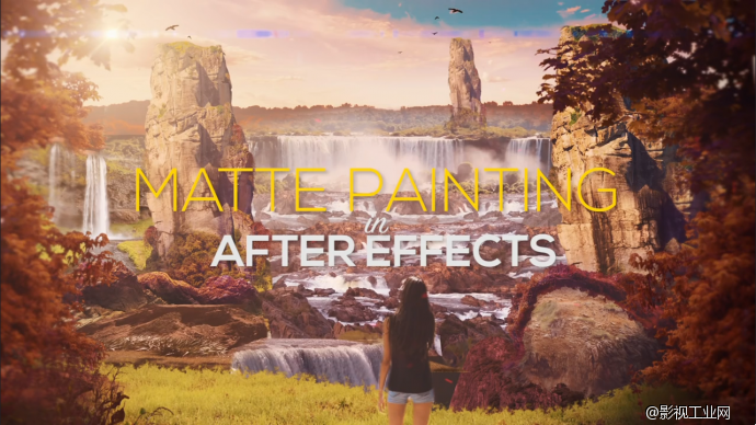3D Matte painting in After Effects数字绘景技巧
