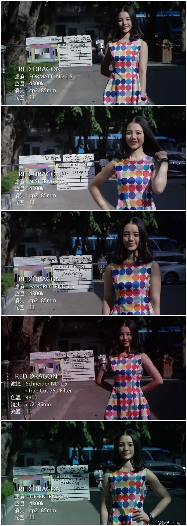 “聊聊天,搞搞机”之滤镜测试精华呈现【ND/IRND特辑】(附测试视频)