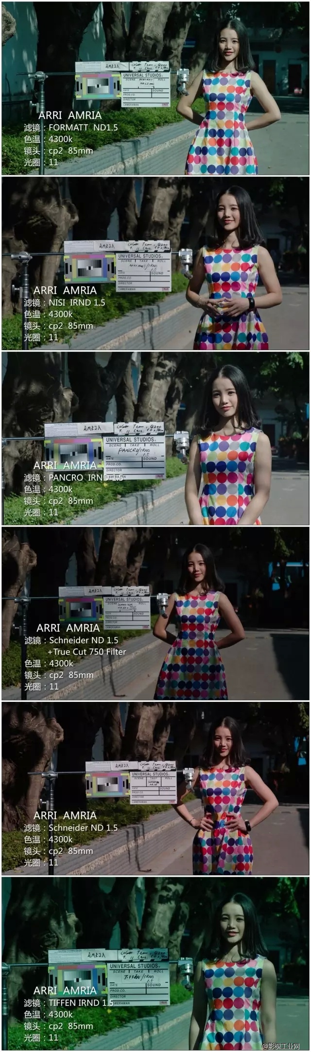 “聊聊天,搞搞机”之滤镜测试精华呈现【ND/IRND特辑】(附测试视频)