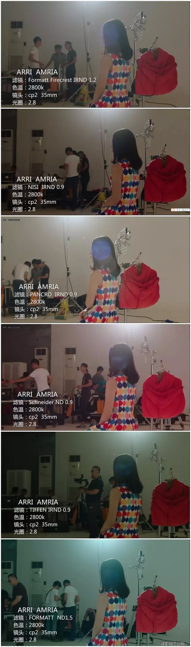 “聊聊天,搞搞机”之滤镜测试精华呈现【ND/IRND特辑】(附测试视频)