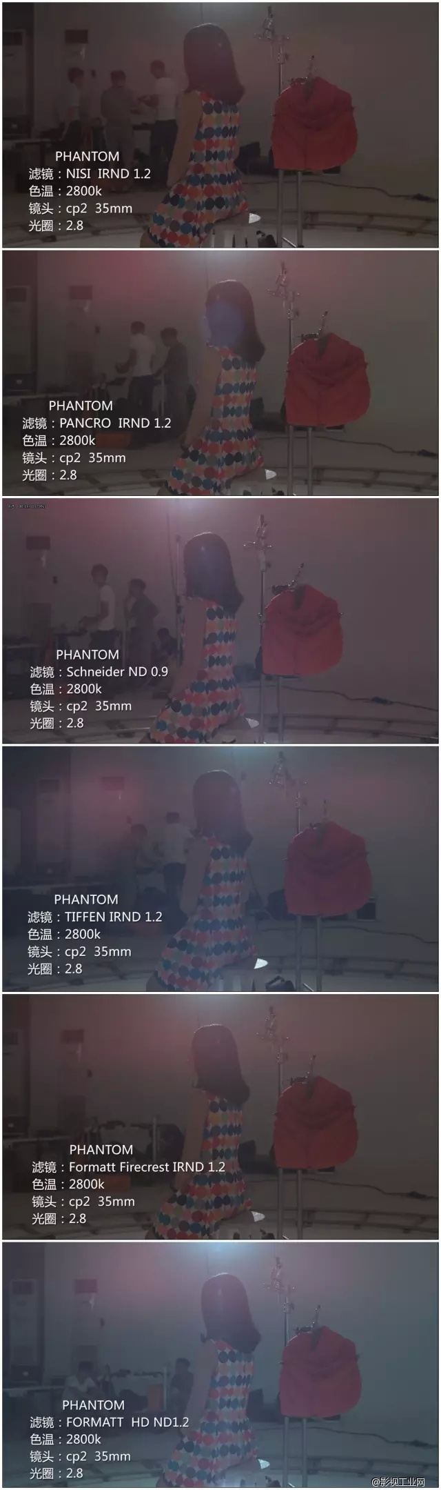 “聊聊天,搞搞机”之滤镜测试精华呈现【ND/IRND特辑】(附测试视频)