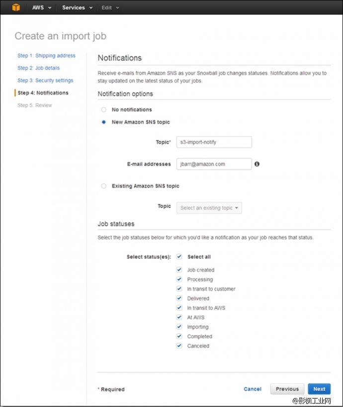 亚马逊 AWS Snowball